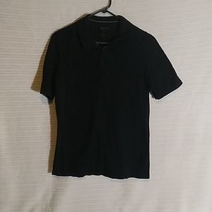 Black collared shirt